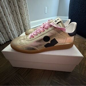 Isabel Marant Kaycee Sneakers light gold/black